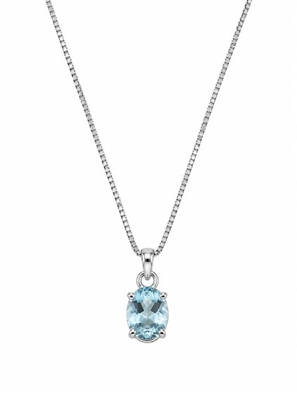 Collier Idee Preziose dal 1987 Femme in Or blanc Acquamarina 0.32 Ct IP.CK18B/7A - IP.CK18B/7A